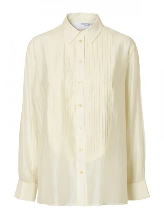 Foto van product SELECTED Blouse 'SLFIRIS' ivoor