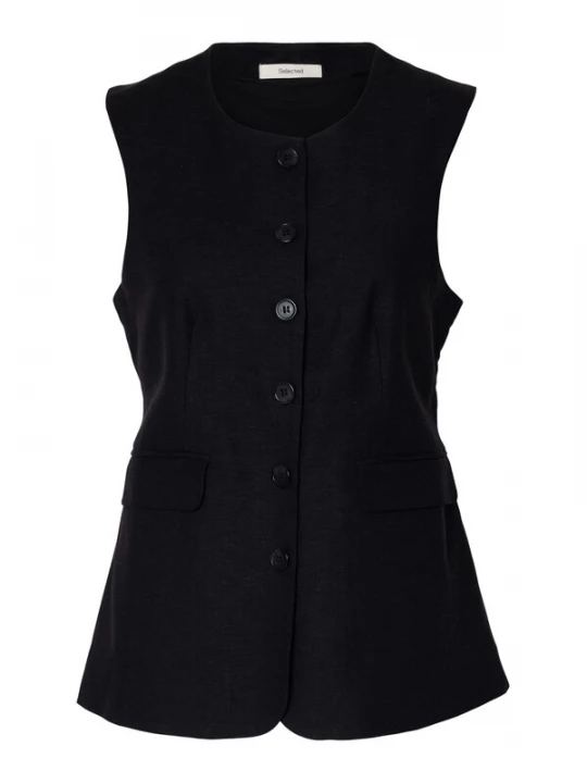 Foto van product SELECTED Bodywarmer 'SLFILUNA' zwart