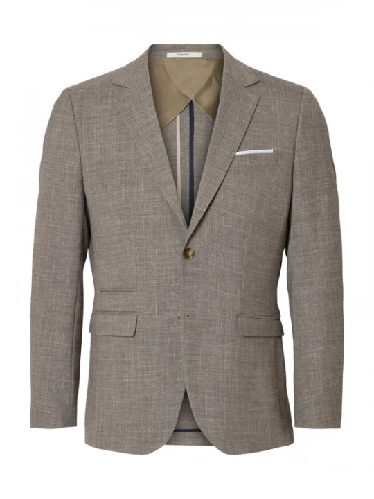 Foto van product SELECTED Colbert '16087870' donkerbeige