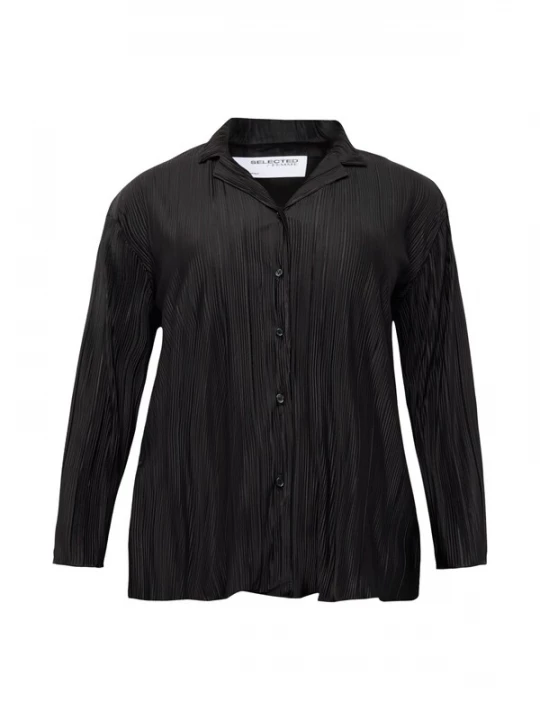 Foto van product Selected Femme Curve Blouse 'ELLIE' zwart