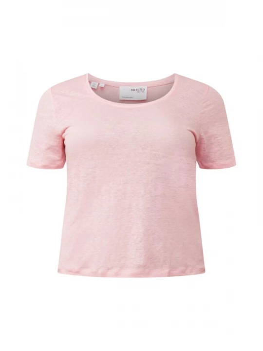 Foto van product Selected Femme Curve Shirt 'Linda' lichtroze