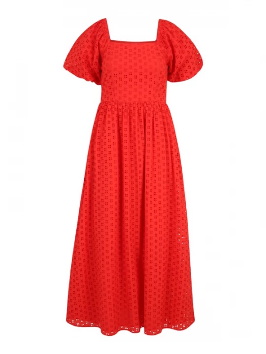 Foto van product Selected Femme Tall Jurk 'ANELLI' vuurrood