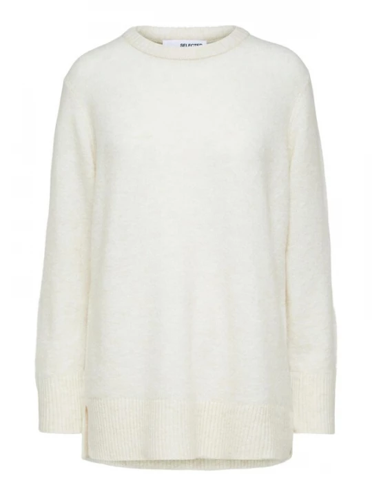 Foto van product Selected Femme Tall Trui 'Litti' crème