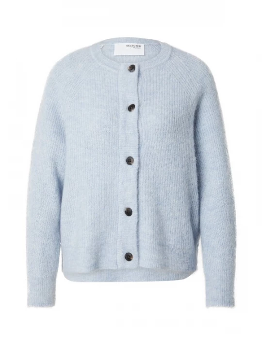 Foto van product SELECTED Gebreid vest 'Lulu' lichtblauw