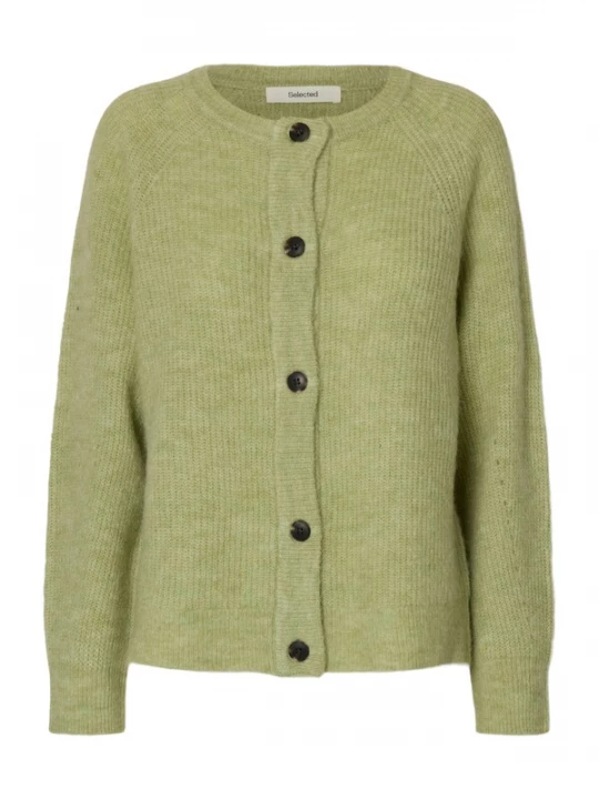 Foto van product SELECTED Gebreid vest 'SLFLULU' kiwi