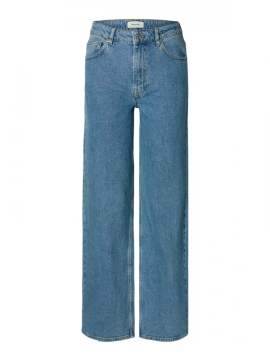 Foto van product SELECTED Jeans 'SLFWide Bea-Kori' blauw denim