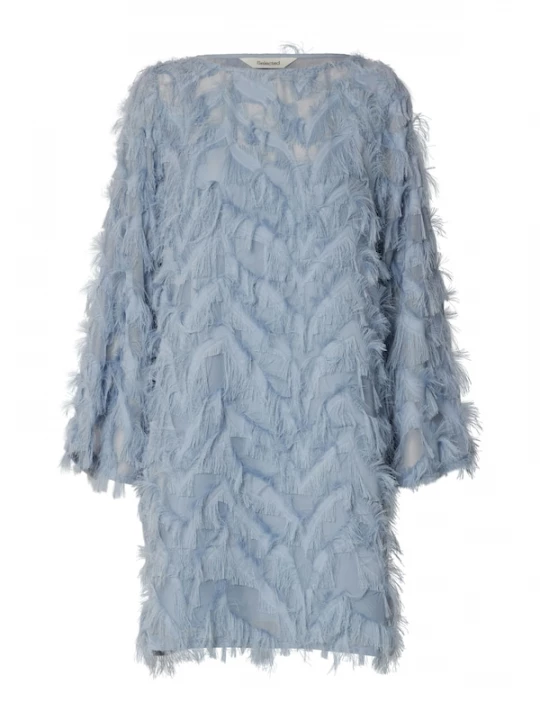 Foto van product SELECTED Jurk 'SLFMYLINE' lichtblauw