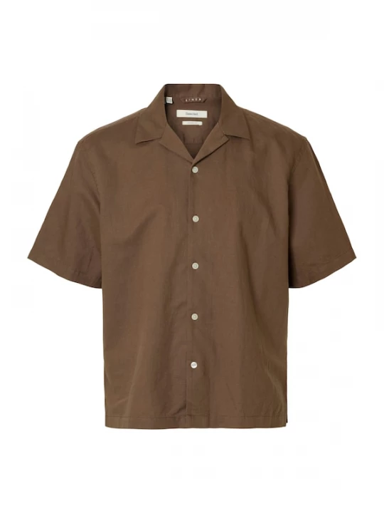 Foto van product SELECTED Overhemd 'SLHClay' karamel