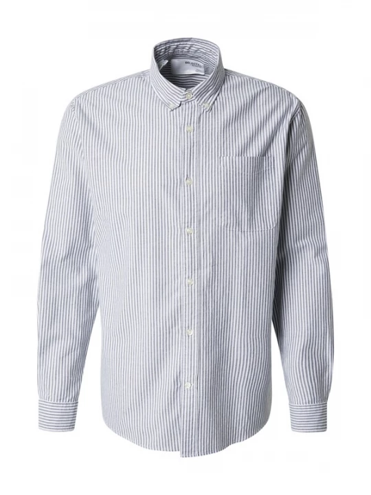 Foto van product SELECTED Overhemd 'SLHDan' navy / offwhite