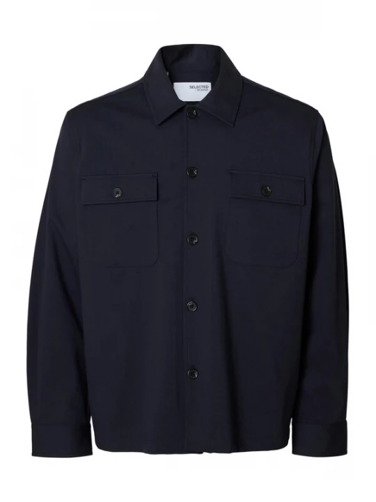 Foto van product SELECTED Overhemd 'SLHLORENT' navy