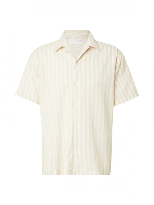 Foto van product SELECTED Overhemd 'SLHRLXAIR' beige / ecru
