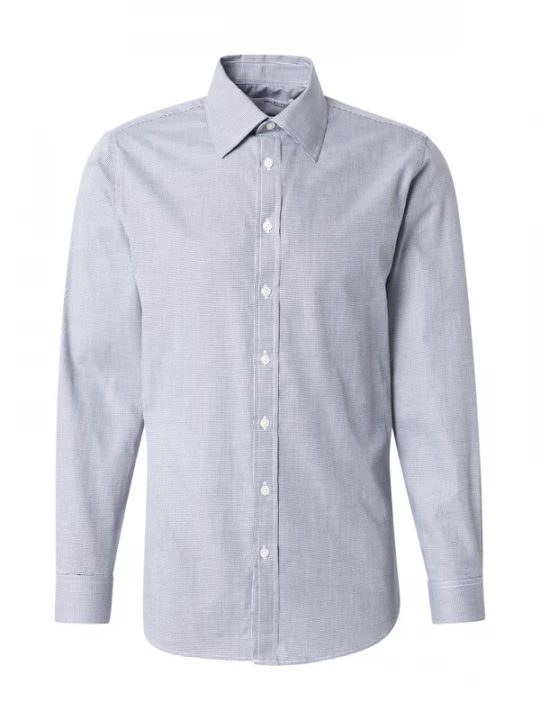 Foto van product SELECTED Overhemd 'SLHSLIMETHAN' duifblauw / offwhite