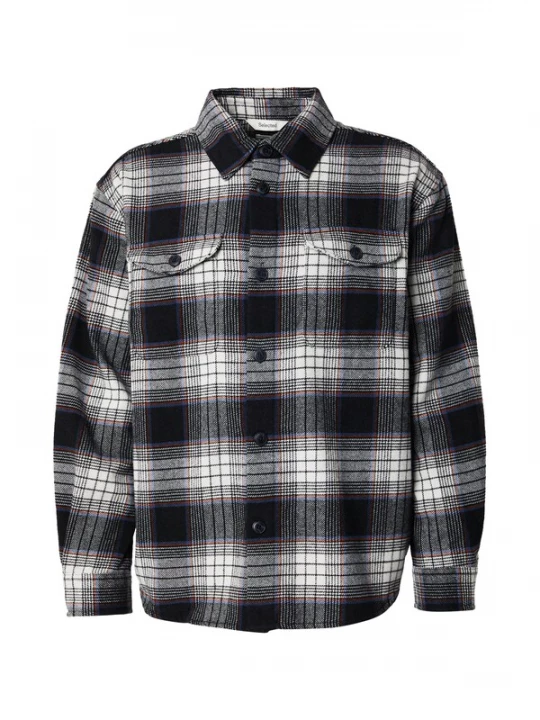 Foto van product SELECTED Overhemd 'SLHZPABLO' nachtblauw / saffier / roestbruin / wit