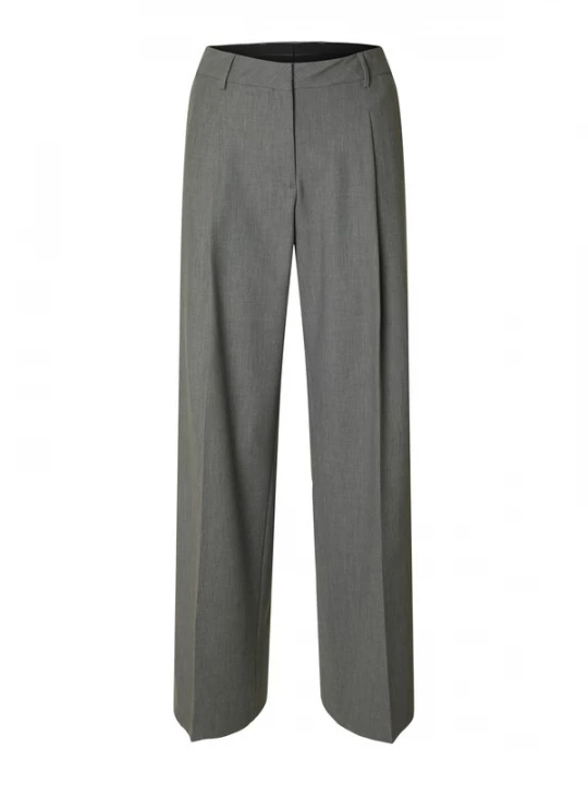 Foto van product SELECTED Pantalon 'SLFRITA LANO' grijs