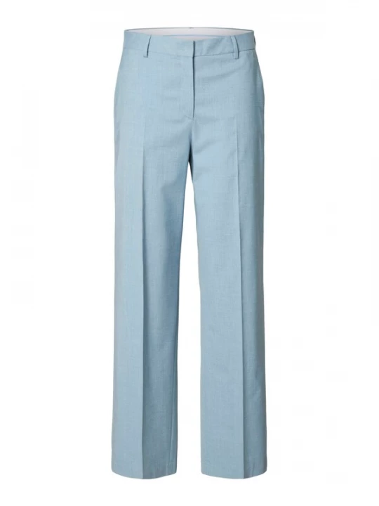 Foto van product SELECTED Pantalon 'SLFWIDE LISA' blauw denim