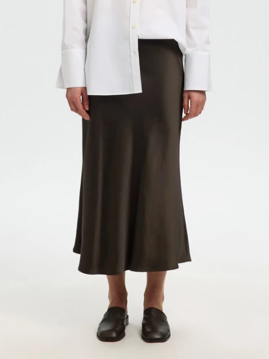 Foto van product SELECTED Rok 'SLFLENA' donkerbruin