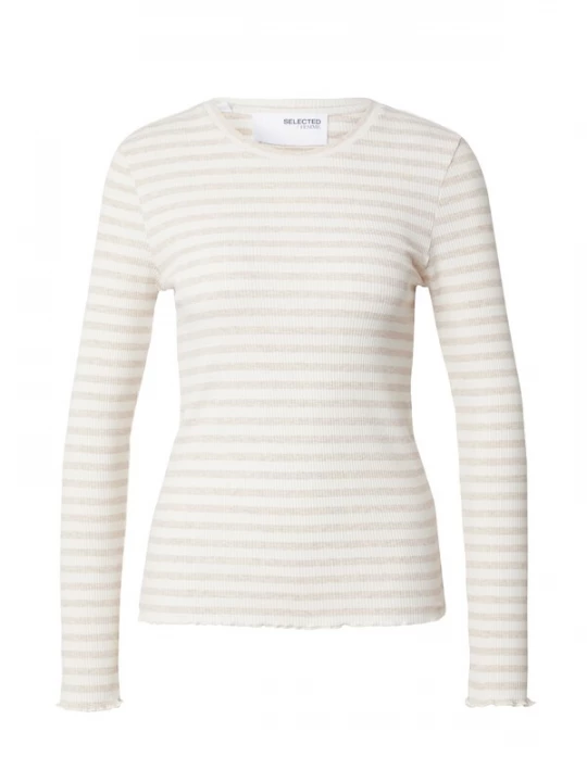 Foto van product SELECTED Shirt 'ANNA' beige / crème