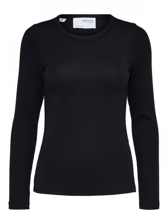 Foto van product SELECTED Shirt 'Dianna' zwart