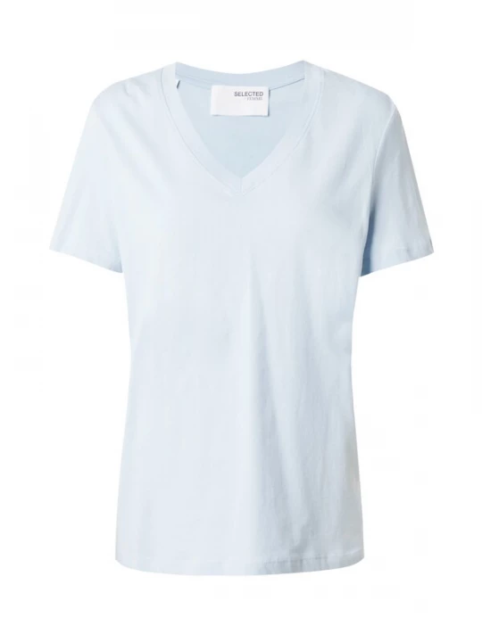 Foto van product SELECTED Shirt 'Esential' lichtblauw