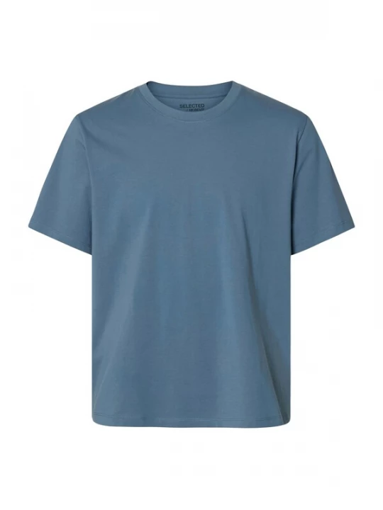 Foto van product SELECTED Shirt 'Haspen' duifblauw