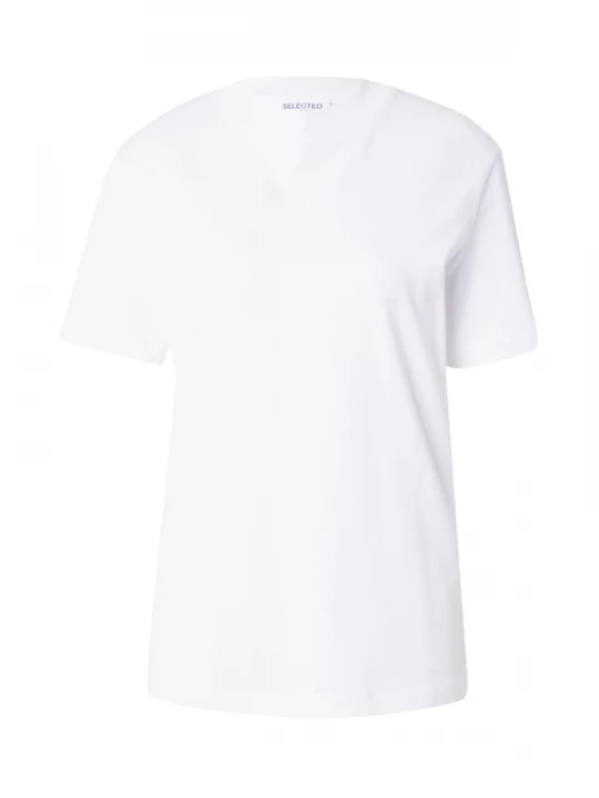 Foto van product SELECTED Shirt 'RELAX COLWOMAN' wit
