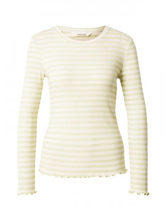 Foto van product SELECTED Shirt 'SLFANNA' appel / wit
