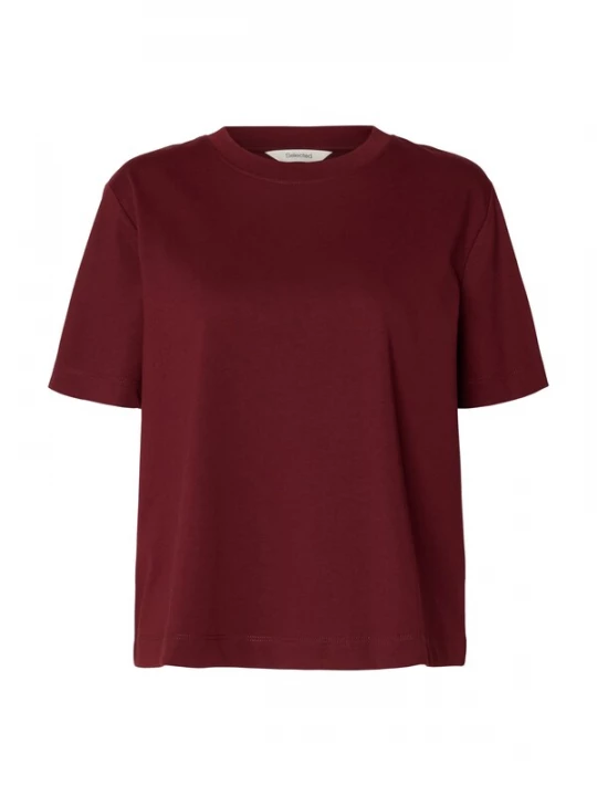 Foto van product SELECTED Shirt 'SLFEssential' bordeaux