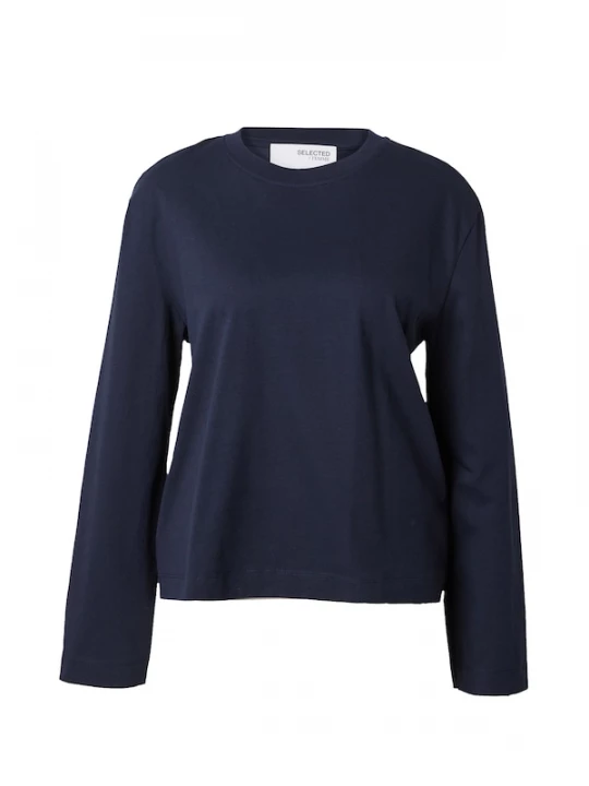 Foto van product SELECTED Shirt 'SLFEssential' navy