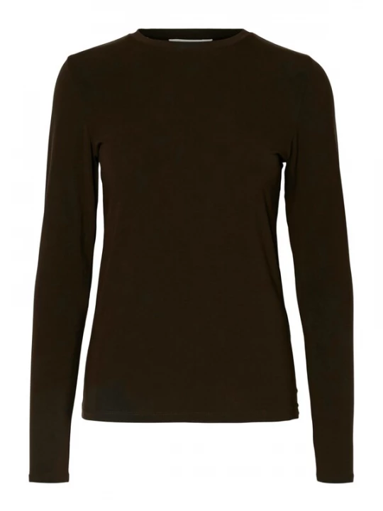 Foto van product SELECTED Shirt 'SLFMANJA' kastanjebruin
