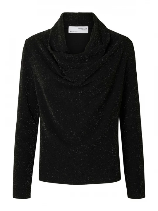 Foto van product SELECTED Shirt 'SLFSANDRA' zwart