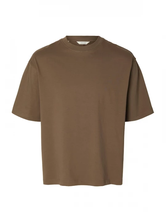 Foto van product SELECTED Shirt 'SLHASPEN' bruin