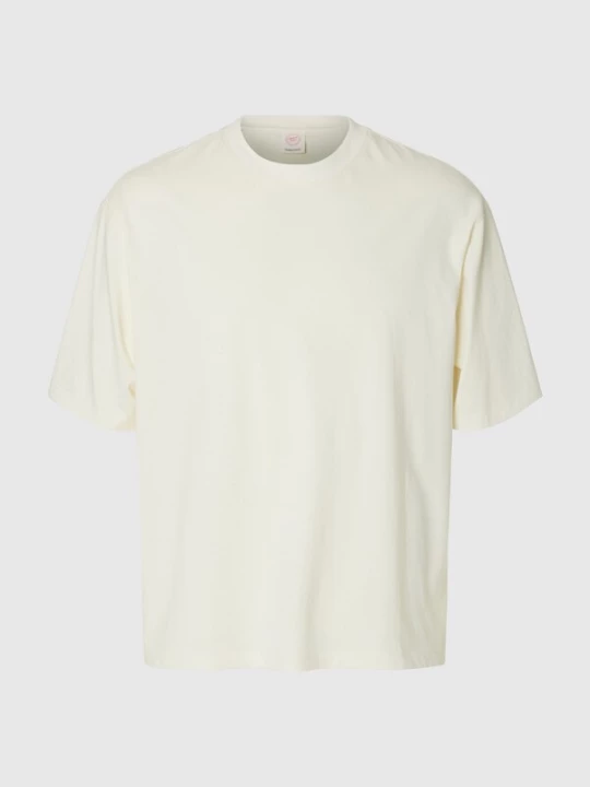 Foto van product SELECTED Shirt 'SLHASPEN' lichtbeige / bruin