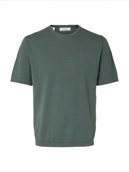 Foto van product SELECTED Shirt 'SLHTORINO' donkergroen