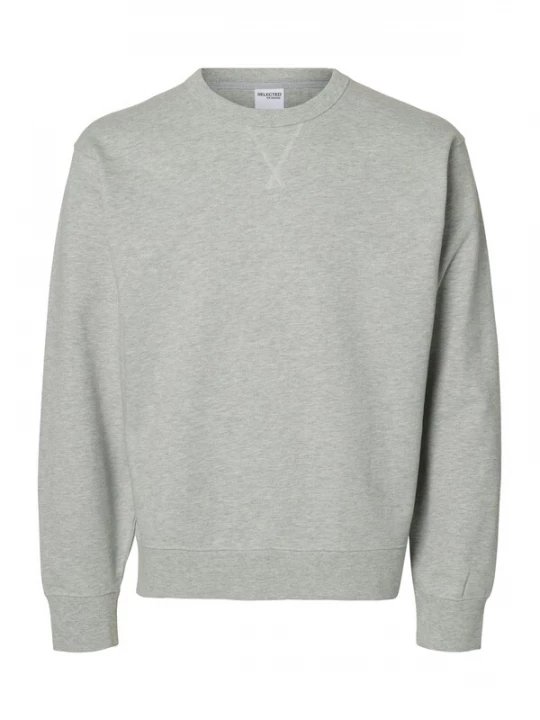 Foto van product SELECTED Sweatshirt 'SLHLUKE' grijs
