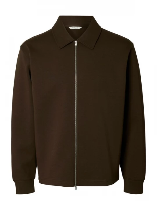 Foto van product SELECTED Sweatvest 'SLMTom' donkerbruin