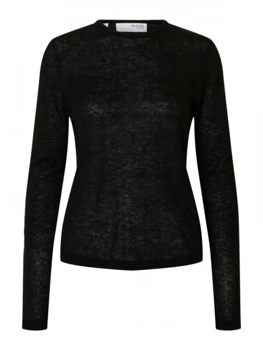 Foto van product SELECTED Trui 'SLFSHIRLEY' zwart