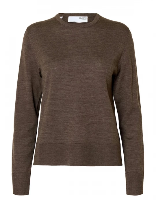 Foto van product SELECTED Trui 'SLFThea' donkerbruin