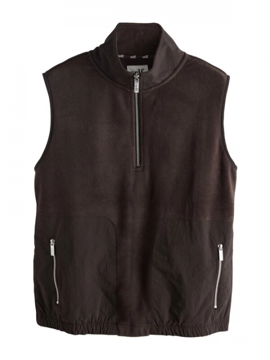Foto van product self. Bodywarmer donkerbruin