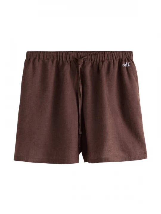 Foto van product self. Broek chocoladebruin