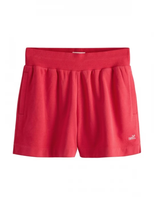 Foto van product self. Broek cranberry / wit