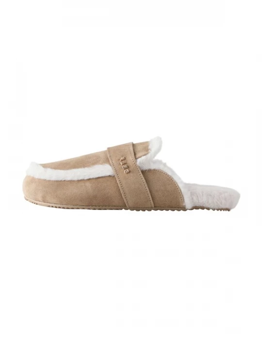 Foto van product self. Huisschoenen beige / wit
