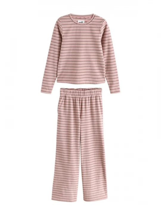 Foto van product self. Pyjama rosé / oudroze / wit