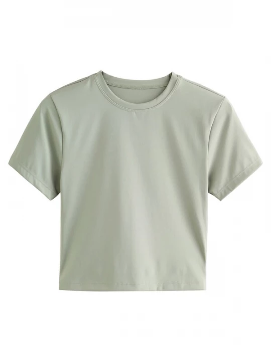 Foto van product self. Shirt pastelgroen