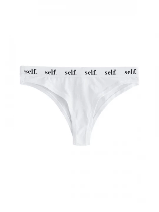 Foto van product self. Slip zwart / wit