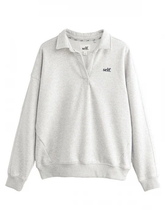 Foto van product self. Sweatshirt grijs gemêleerd