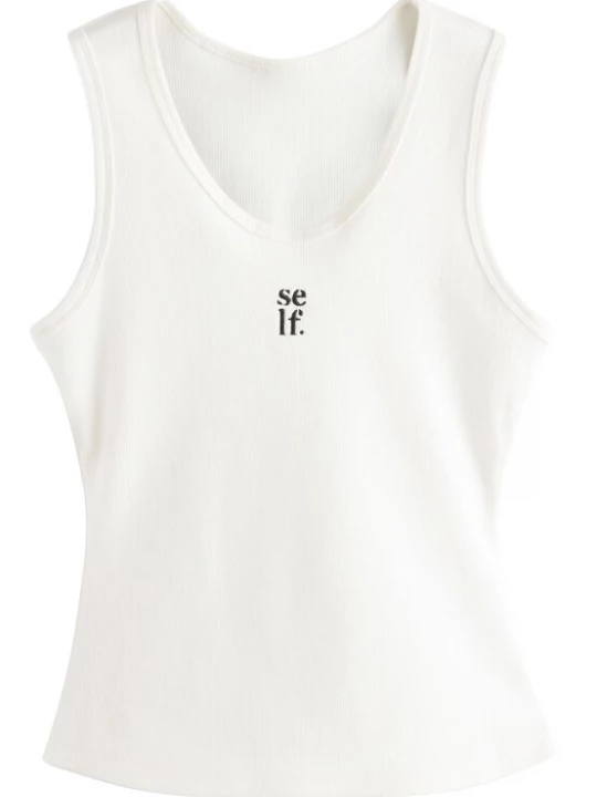 Foto van product self. Top ecru / zwart