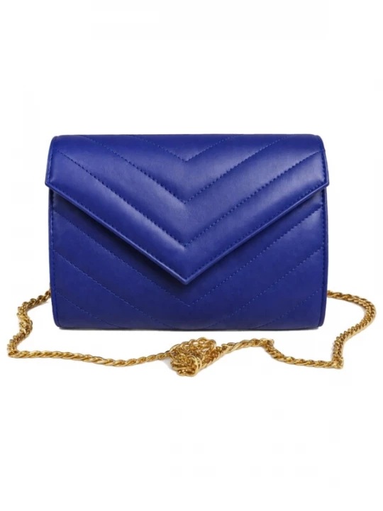 Foto van product Sellenes Clutch 'Val Blue Gold Clutch' blauw