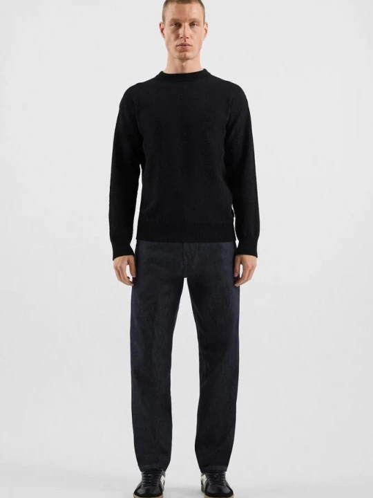 Foto van product Selvedge Jeans Devon / Relaxed Fit / Mid Rise / Taps toelopende pijpen QS blauw