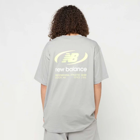 Foto van product Semi Oval NB T-Shirt New Balance grijs
