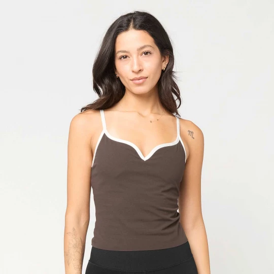 Foto van product Sense Contour Singlet AIMN bruin